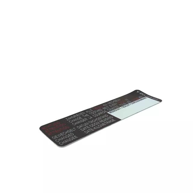 59010158A - Body: Label for Audi: A4, A4 Quattro, A6, A6 Quattro, A8, A8 Quattro, Cabriolet, S4, S8 Image