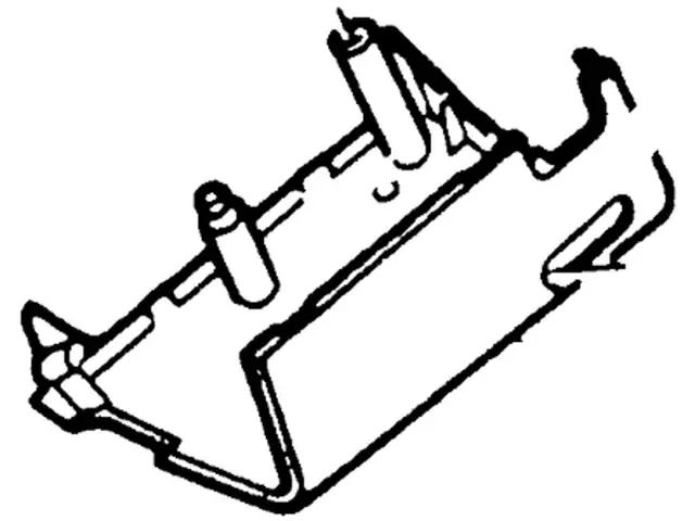 F29Z3530AK - Steering: Lower Shroud for Ford: Bronco, E-150 Econoline, E-150 Econoline Club Wagon, E-250 Econoline, E-350 Econoline, E-350 Econoline Club Wagon, Econoline Super Duty, F-150, F-250, F-250 HD, F-350, F-Super Duty Image