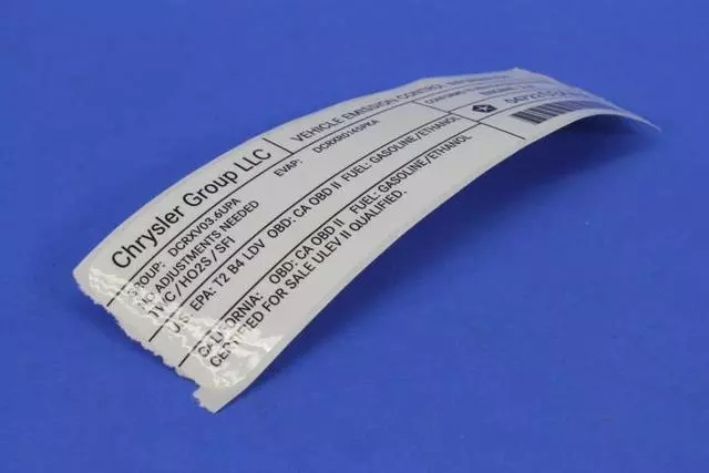 Veci Label Label - Mopar (4722034AA)