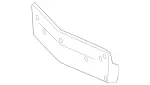 2188850481 - Attachment Parts: License Plate Holder for Mercedes-Benz Image