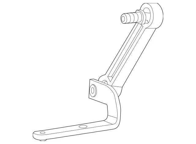 1663201032 - Rear Axle: Link Rod for Mercedes-Benz: GL350, GL450, GL550, GL63 AMG, GLE300d, GLE350, GLE400, GLE43 AMG, GLE450 AMG, GLE550e, GLE63 AMG, GLE63 AMG S, GLS350d, GLS450, GLS550, GLS63 AMG, ML250, ML350, ML400, ML550, ML63 AMG Image image