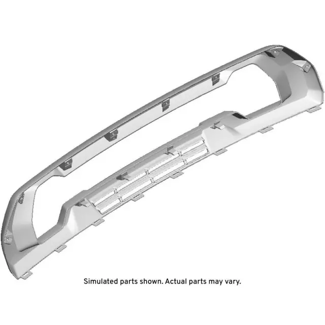 Black Front Bumper Impact Bar Skid Plate - GM (84482544)