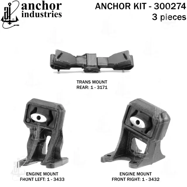 300274 - Engines &amp; Components: Anchor Engine Mount Kit for Anchor Image
