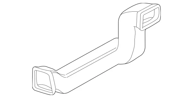 1708310246 - Body: Duct for Mercedes-Benz Image