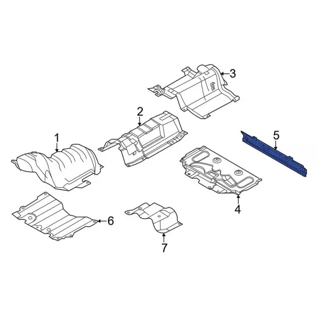 M1PZ5811434B - : Heat Shield for Ford: Bronco Sport Image