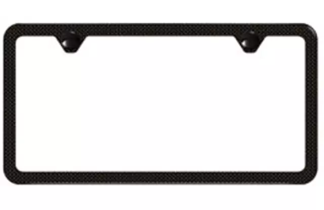 C2Z20530 - Exterior: License Plate Frame - Slimline - Carbon Fiber for Jaguar: E-Pace, F-Pace, F-Type, I-Pace, XE, XF, XJ Image