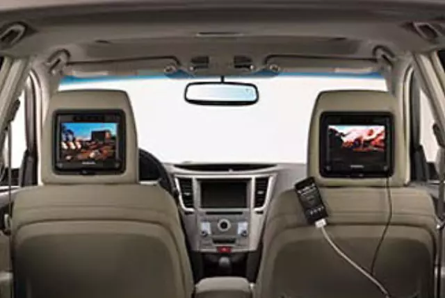 H011SAJ100 - Audio/Video: Rear Seat Entertainment - Black for Subaru: Legacy, Outback Image