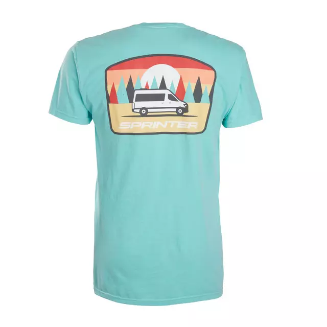 Mer Vans Sprinter Hill Tee Mint Md - Mercedes-Benz (1522124-02)
