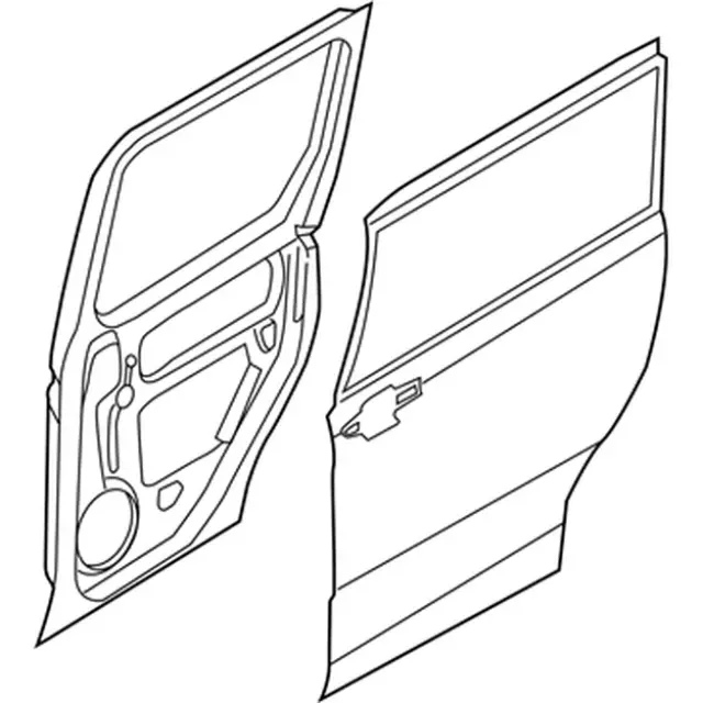 DT1Z1724622X - Body: Door Shell for Ford: Transit Connect Image