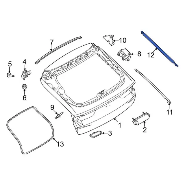 LJ8Z14B350B - : Power Cylinder for Ford: Mustang Mach-E Image