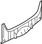 84992JK000 - Body: Rear Trim Panel for Infiniti Image