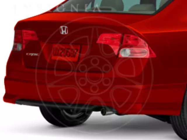 8F03SNX1J0 - : Rear Under Spoiler - Rallye Red for Honda Image