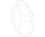 21788000059988 - : Emblem for Mercedes-Benz Image