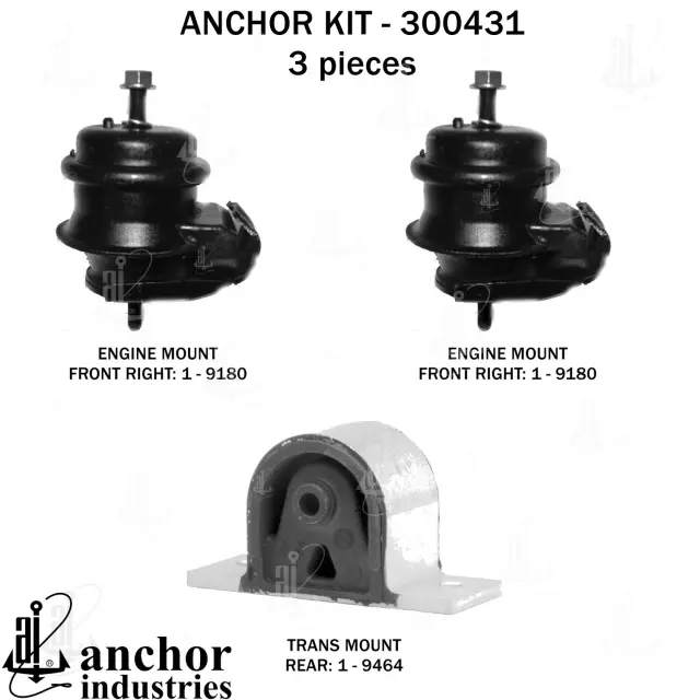 300431 - Engines &amp; Components: Anchor Engine Mount Kit for Anchor Image