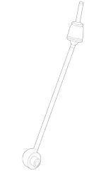 1663201100 - : Torsion Bar Linkage for Mercedes-Benz: GL350, GL450, GL550, GL63 AMG, GLE43 AMG, GLE450 AMG, GLE63 AMG S, GLS350d, GLS450, GLS550, GLS63 AMG Image