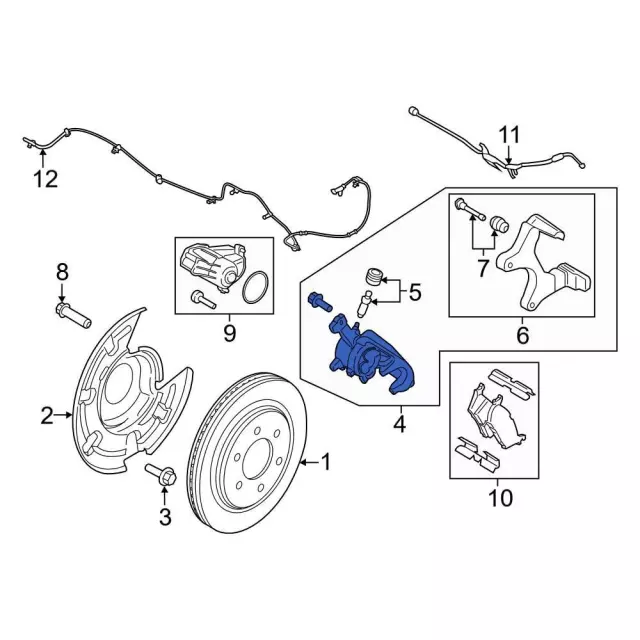 ML3Z2B121D - Brakes: Caliper for Ford: F-150 Image
