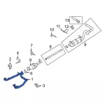 LC2Z5246A - : Exhaust Pipe for Ford: E-350 Super Duty, E-450 Super Duty Image