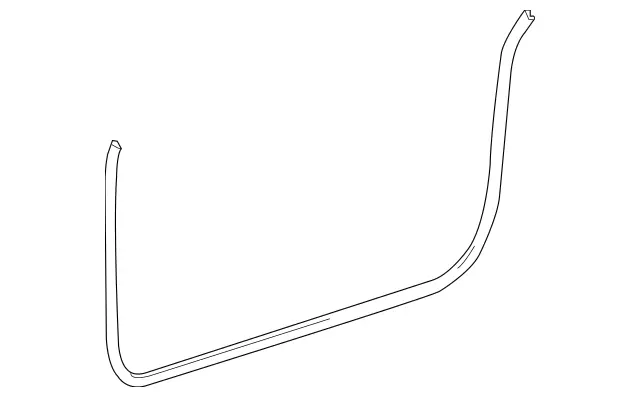 21669701518K64 - Body: Weather-strip On Body for Mercedes-Benz Image