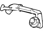 XL1Z9034AB - Fuel System: Filler Pipe for FORD Image