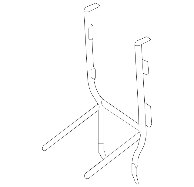 2216400319 - Rear End: Stiffener for Mercedes-Benz: 250, 300S, CL550, CL600, CL63 AMG, CL65 AMG, S350, S400, S500, S550, S600, S63 AMG Image image
