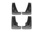 110068120068 - : Black MudFlap No-Drill DigitalFit® MudFlap Kit for WeatherTech Image