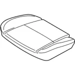 KB3Z2160080BA - : Cushion Cover for Ford Image
