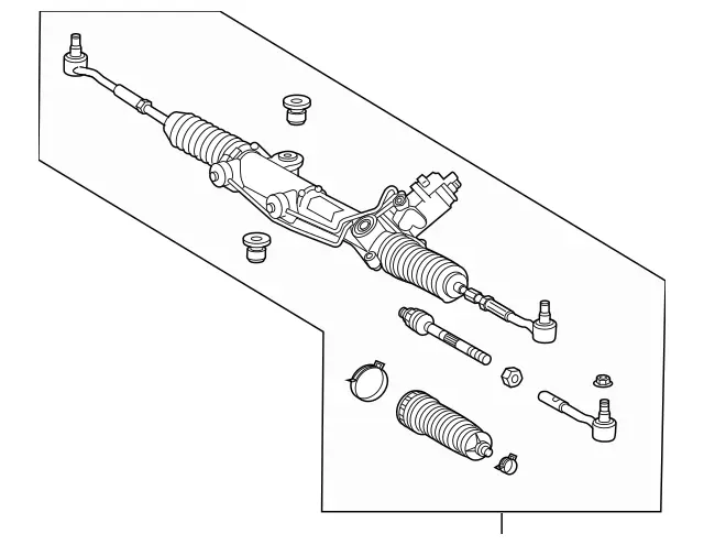 2304601200 - Steering: Steering for Mercedes-Benz: SL500, SL55 AMG, SL550, SL600, SL63 AMG, SL65 AMG Image image