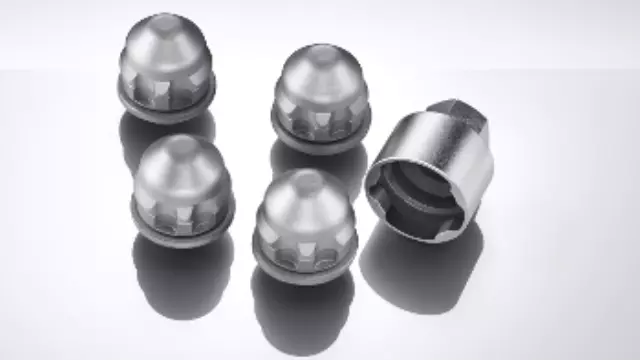 LR086417 - : Locking Wheel Nuts - Silver Finish for Land-Rover Image