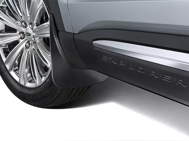 LB5Z16A550AA - : Splash Guards, Molded, Black, Front Only for Ford: Explorer, Police Interceptor Utility Image