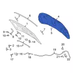 LB5Z16738A - : Insulator for Ford: Explorer, Police Interceptor Utility Image