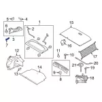 AV1Z00817AA - Body: Panel Support Support for Ford: Fiesta Image
