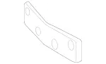 2178800901 - Body: License Bracket for Mercedes-Benz Image