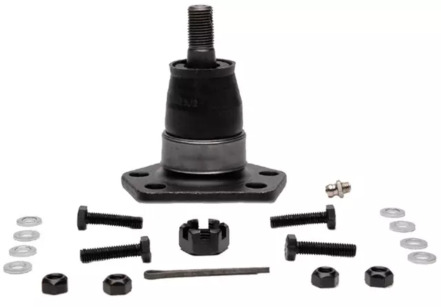 46D0016A - Suspension: Front Upper Suspension Ball Joint Assembly for Buick: Commercial Chassis, Electra, LeSabre, Regal, Riviera, Roadmaster | Cadillac: Brougham, Commercial Chassis, DeVille, Eldorado, Fleetwood, Seville | Chevrolet: Astro, Blazer, Caprice, Commercial Chassis, El Camino, Impala, LLV, Monte Carlo, S10, S10 Blazer | GMC: Caballero, Jimmy, Jimmy S15, S15, Safari, Sonoma | Isuzu: Hombre | Oldsmobile: 98, Custom Cruiser, Cutlass Calais, Cutlass Salon, Cutlass Supreme, Delta 88, Toronado | Pontiac: Bonneville, Grand Prix, Parisienne, Safari Image