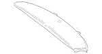 21769066029J54 - Body: Rear Panel for Mercedes-Benz Image