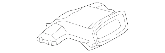 2108305303 - HVAC: Center Duct for Mercedes-Benz Image