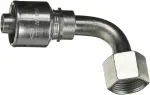 G252400404 - : Female Flat-Face O-Ring Swivel - 90 Bent Tube (MegaCrimp) for Gates Image