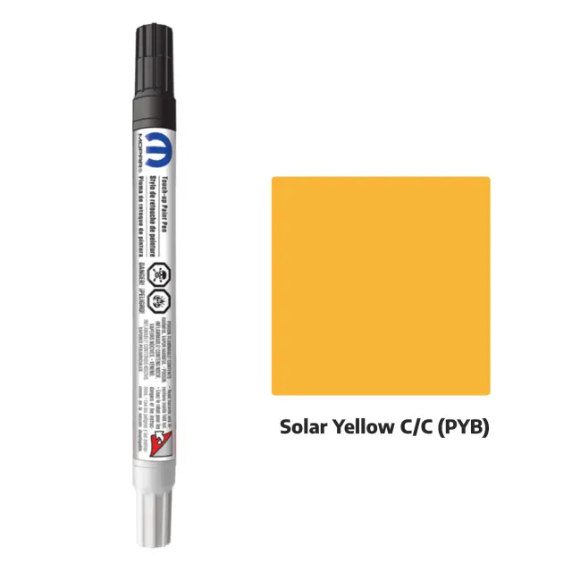 68629308AB - Vehicle Care Products: Touch-Up Paint Pen - Solar Yellow C/C (Pyb) for Mopar Image