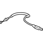 AG1Z54221A00C - Body: Release Cable for Ford: Police Interceptor Sedan, Special Service Police Sedan, Taurus Image