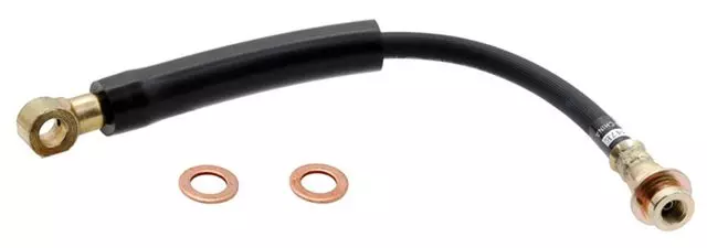 19169839 - : Front Hydraulic Brake Hose Assembly for Buick: Regal | Chevrolet: El Camino, Monte Carlo | GMC: Caballero | Oldsmobile: Cutlass Calais, Cutlass Cruiser, Cutlass Salon, Cutlass Supreme | Pontiac: Bonneville, Grand Prix Image
