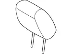 CL1Z78611A08BC - Body: Headrest for Ford Image