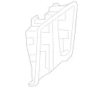 21193700267E94 - Body: Seat Belt Guide for Mercedes-Benz Image