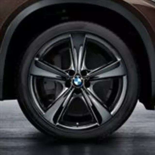 36112349979 - : 2016-2018 BMW X5 21 Inch Star Spoke Liquid Black Wheel Set Of 4 for BMW: X5 Image