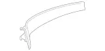 2176806102 - Body: Trim Molding for Mercedes-Benz Image