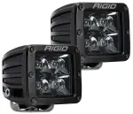 202213BLK - : D-Series PRO Midnight Edition, Spot Optic, Surface Mount, Pair for Rigid Industries Image