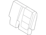 DB5Z7866600CC - Body: Seat Back Cover for Ford: Explorer, Police Interceptor Utility Image