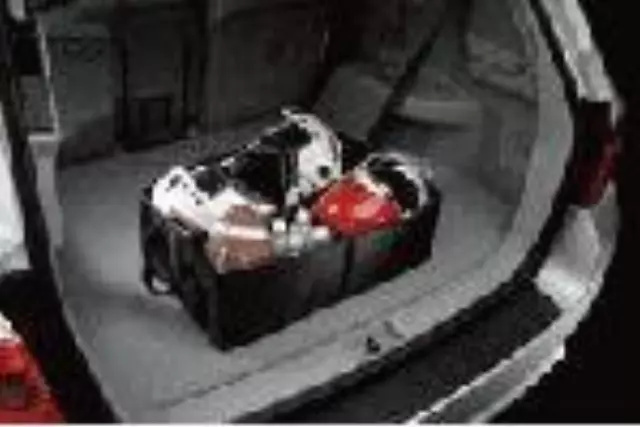 PT42700120 - : Cargo Tote for Scion: FR-S, iA, iM, tC, xA, xB, xD | Toyota: 4Runner, 86, Avalon, bZ4X, C-HR, Camry, Corolla, Corolla Cross, Corolla iM, Crown, FJ Cruiser, GR Corolla, GR Supra, GR86, Grand Highlander, Highlander, Land Cruiser, Matrix, Mirai, Prius, Prius C, Prius Plug-In, Prius Prime, Prius V, RAV4, RAV4 Prime, Sequoia, Sienna, Solara, Tacoma, Tundra, Venza, Yaris, Yaris iA Image