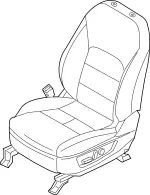 870505NB4A - Body: Seat Assembly for INFINITI: QX50 Image
