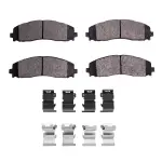 1400169101 - : DFC Ultimate Duty Performance Brake Pads and Hardware Kit for DYNAMIC FRICTION Image