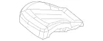 2179108701 - Body: Seat Cushion Pad for Mercedes-Benz Image