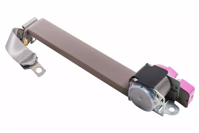 Light Gray Rear Driver Side Center Seat Belt with Retractor - GM (89023863)